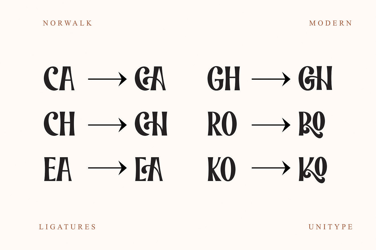NORWALK, a Serif Font by Umitype (Photo 6 of 11)