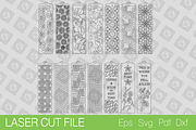 Bookmark Laser Cut SVG, a Templates & Theme by Lerina Art (Thumbnail 2 of 3)
