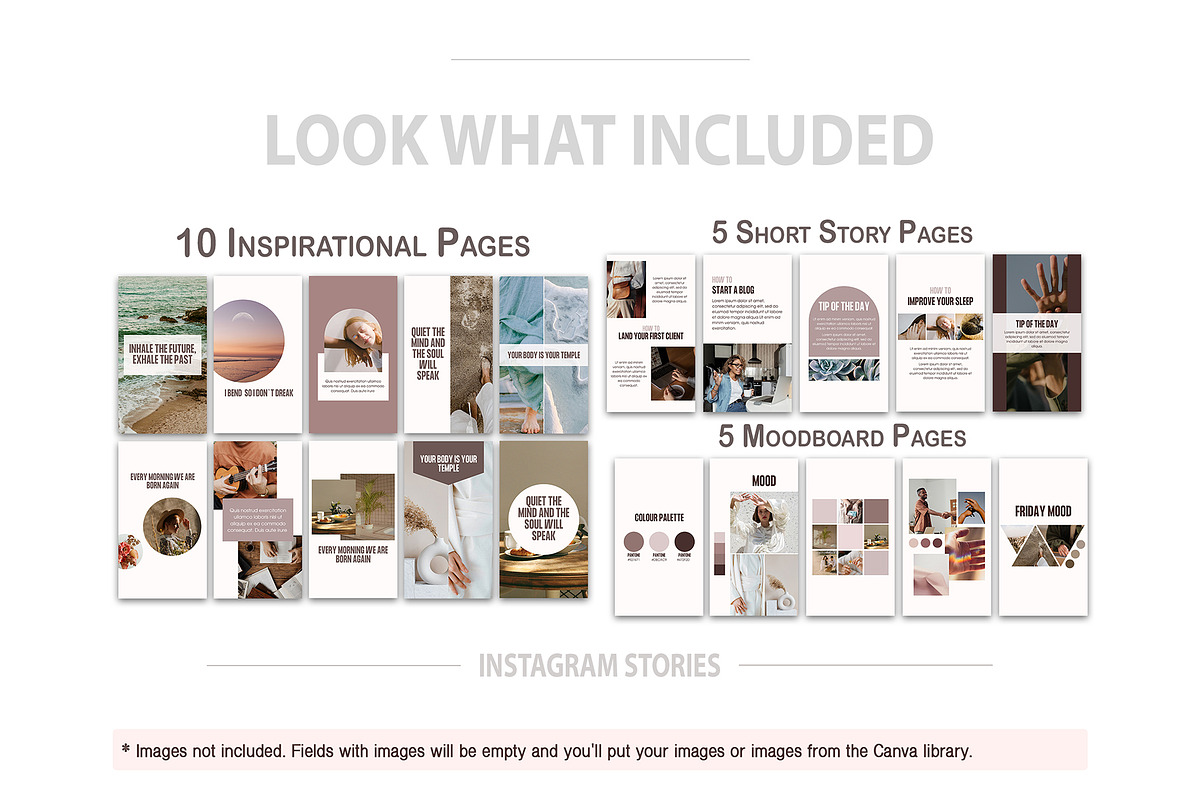 Neutral Social Media Pack Canva