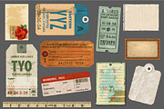 Vintage Travel Mega Pack, Vector, a Texture Illustration by a Blond Moment (Thumbnail 5 of 6)