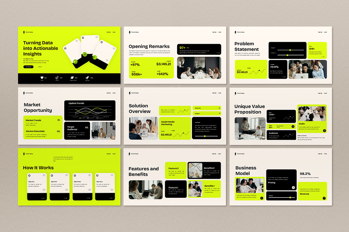 White Data Analyst Google Slide, a Presentation Template by graphicook (Photo 4 of 4)
