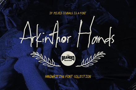 Arkinthor Hands - Font Collection, a Handwritten Font by The Branded Quotes