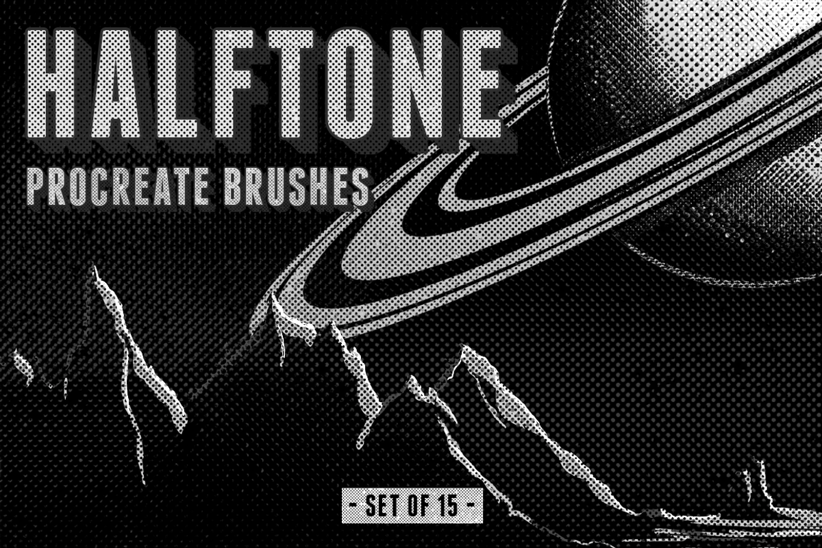 Halftone Procreate Brushes