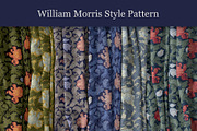 William Morris Style Pattern&Element, a Pattern Graphic by Varvara Gorbash (Thumbnail 1 of 10)