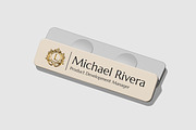 Name Tag Mockup, a Merchandise Mockup by Unerispace (Thumbnail 5 of 5)