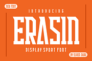 Erasin - Sport Font, a Serif Font by lelevien (Thumbnail 1 of 4)