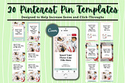 Pinterest Pin Template, a Social Media Template by ProductiveandFree (Thumbnail 1 of 9)