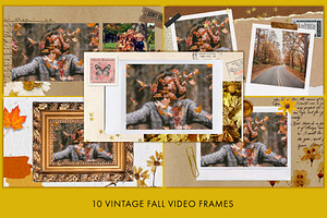 Vintage Fall Youtube Theme Pack