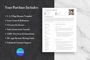 Minimal Resume Template Pack | Canva, a Resume Template by Lux Resume (Thumbnail 8 of 9)