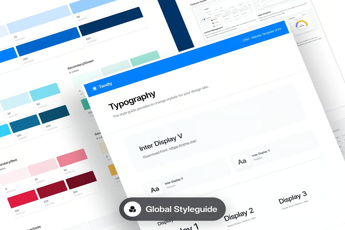Tendly CRM - Website Template UI Kit, an UI Kit Template by Lumina_ui_ux202 (Photo 7 of 8)