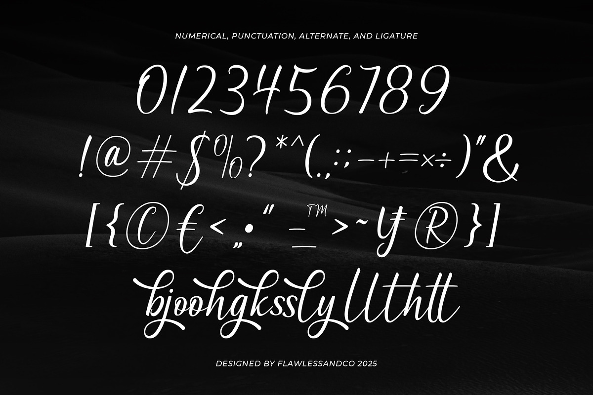 Heathens - Signature Handwritten Fon, a Handwritten Font by Flawless And Co (Photo 8 of 10)