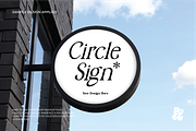 STORE HANGING SIGNAGE MOCKUP, an Advertising Mockup by DOBE Studio (Thumbnail 3 of 14)