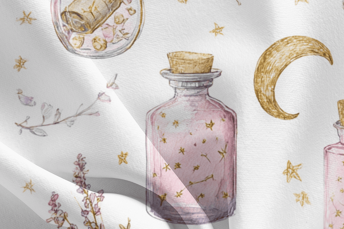 Potion Bottle Seamless Pattern, a Decorative Illustration by Pati Charm Studio (Photo 7 of 7)