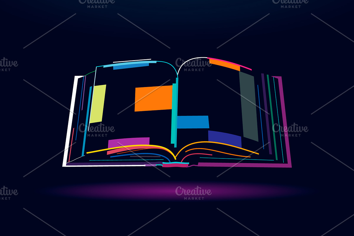 Open book, abstract, an Education Illustration by 3D Tai (Photo 1 of 3)