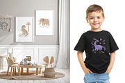 CuteDino clipart, patterns & posters, an Animal Illustration by Nadezhda Mikhailova (Thumbnail 11 of 14)