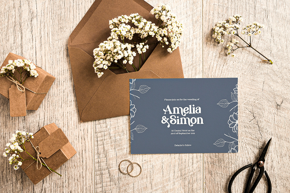 StunningOverturn Modern/Vintage Font, a Serif Font by PompoCo (Photo 5 of 14)
