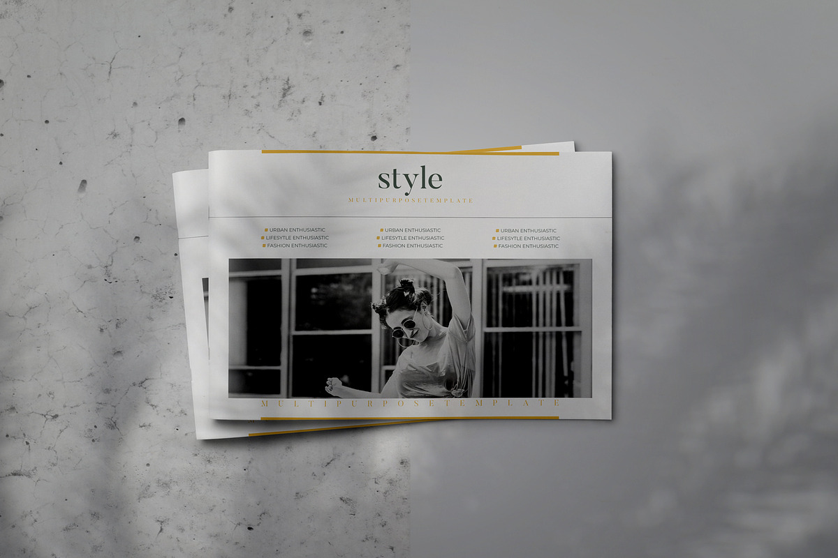STYLE - Brochure Lookbook Template, a Brochure Template by Indotitas (Photo 1 of 9)