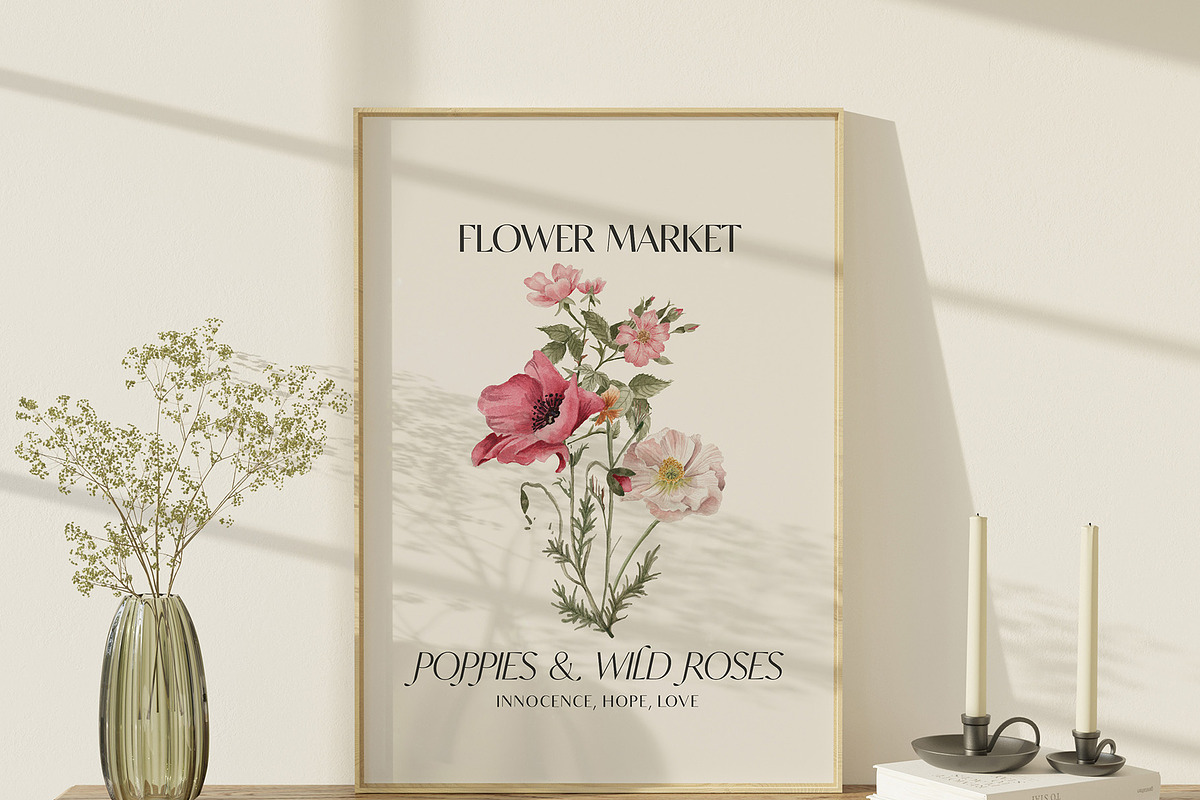 Watercolor floral posters prints, a Decorative Illustration by Grace Noboa Illustrations (Photo 3 of 12)