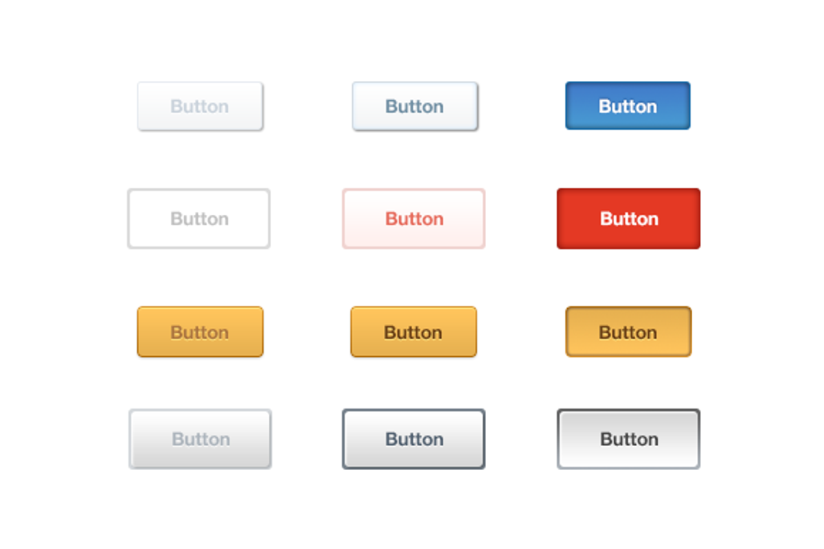 Buttons Pack, an UI Kit Template by Prosymbols