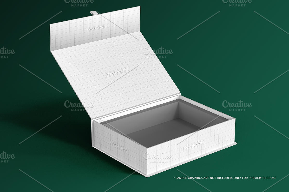 Magnetic Gift Packaging Box Mockups, a Packaging Mockup by shaikerintu (Photo 7 of 17)