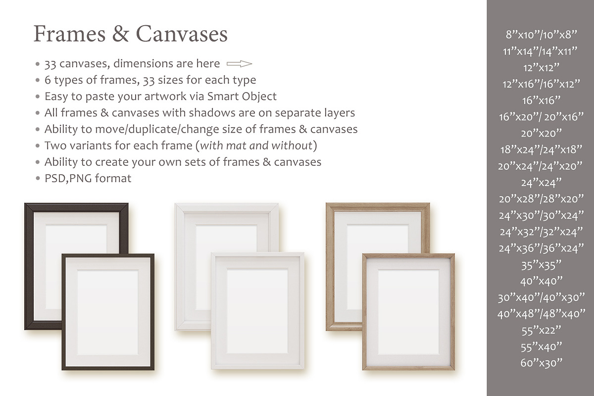 MOUNTAIN RETREAT HOME Frame mockups, a Poster Template by MyHomeMockups (Photo 3 of 10)