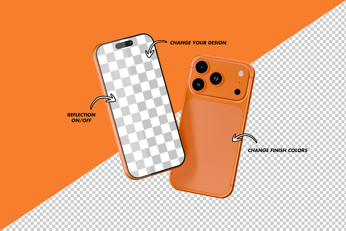 iPhone 17 Pro Mockup, a Product Mockup by itefan Studio (Photo 2 of 3)