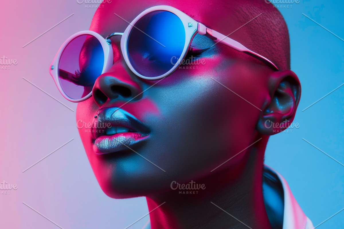 109 Fashion models in sunglasses, a Beauty & Fashion Photo by Handmadefont (Photo 111 of 113)