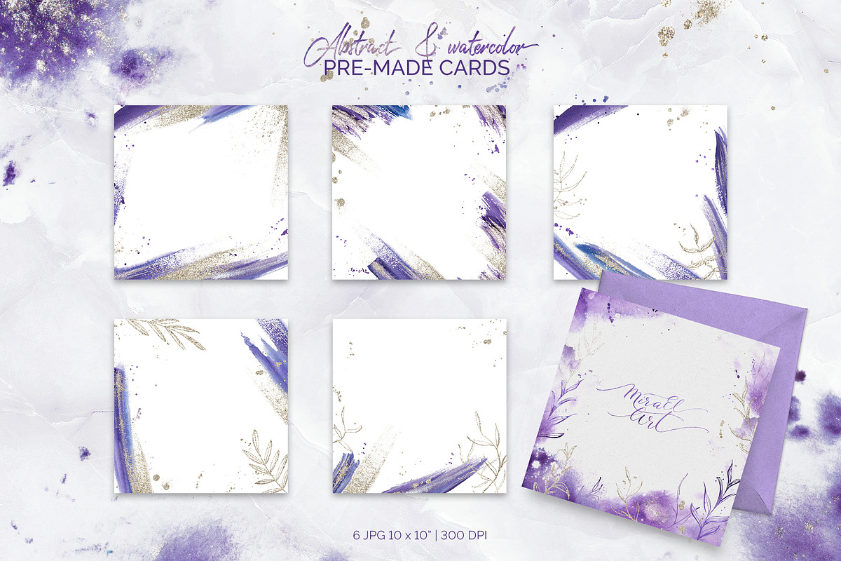 Violet Aura. Abstract design, a Texture Illustration by MiraEl Art (Photo 23 of 29)