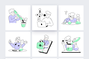 Medical and Lab Testing Illustration, a Person Illustration by Prosymbols (Thumbnail 5 of 6)