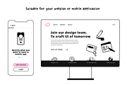Inking Creative Icons, an Outline Icon by Asset Union (Thumbnail 5 of 5)