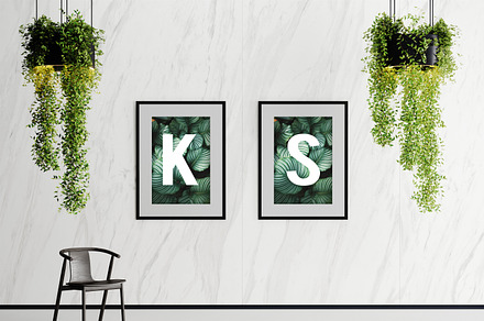Double Wall Frame Mockup