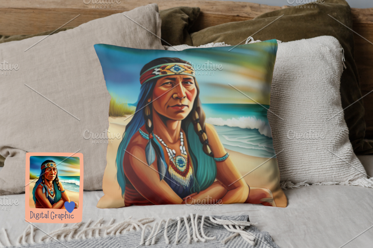 Custom art, Native Tribe, Tribal, a Marketing Template by Boho Pixel Dust (Photo 2 of 4)