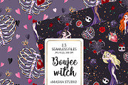 Boujee Witch Seamless Digital Papers, a Graphic by Masha  Studio (Thumbnail 6 of 7)