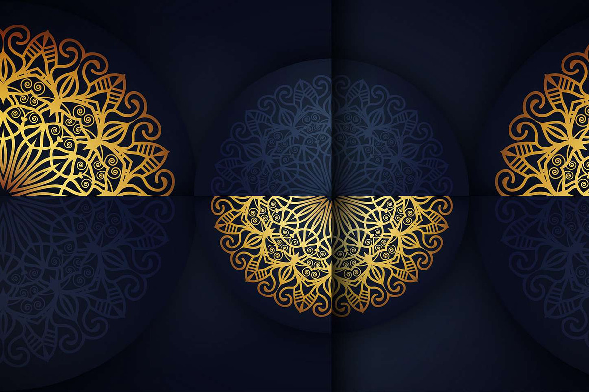 560+ Mandala Design Mega Collection, a Decorative Illustration by NJ Himel (Photo 186 of 289)