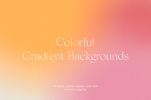 Colorful Grainy Gradient Textures PS