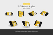 Flat Rectangular Container Mockup, a Cups & Container Mockup by Country4k (Thumbnail 4 of 4)