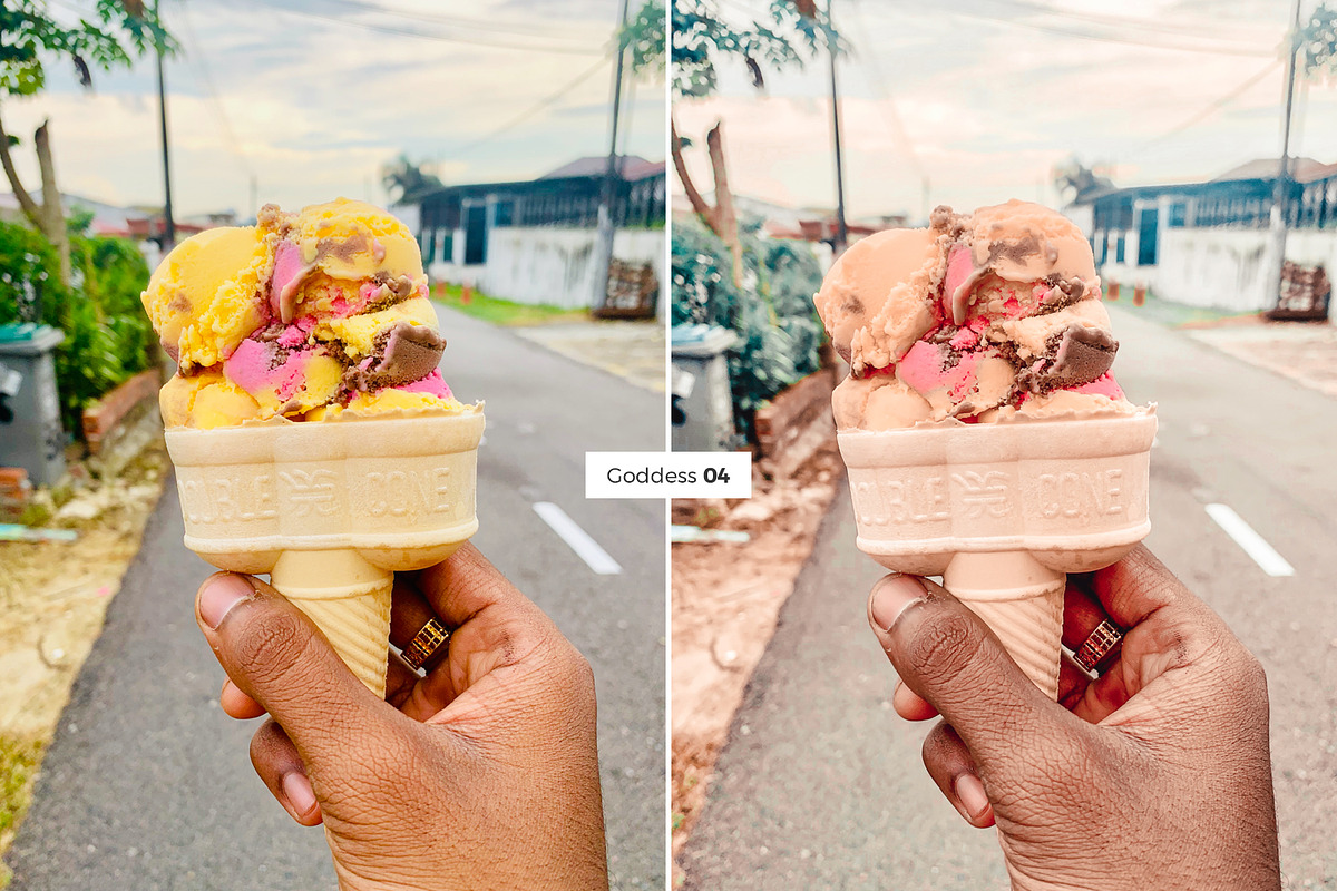 4 Lightroom Presets GODDESS, an Action Add-On by Graace Studio (Photo 8 of 8)