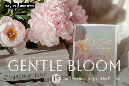 Gentle Bloom Card Mockup Collection