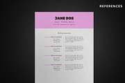 Modern Resume Template, a Resume Template by Templates by Maggie (Thumbnail 4 of 4)