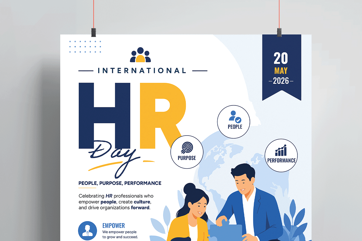 International HR Day Flyer, a Flyer Template by MightyDesign (Photo 2 of 8)