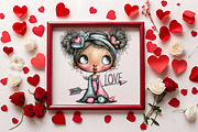 Dreamy Cupids Whimsical Valentine Se, an Illustration by RobertsArt (Thumbnail 3 of 7)