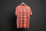 T-Shirt Mockup - Peach Edition, a Shirt Mockup by ForhadGFX (Thumbnail 12 of 12)