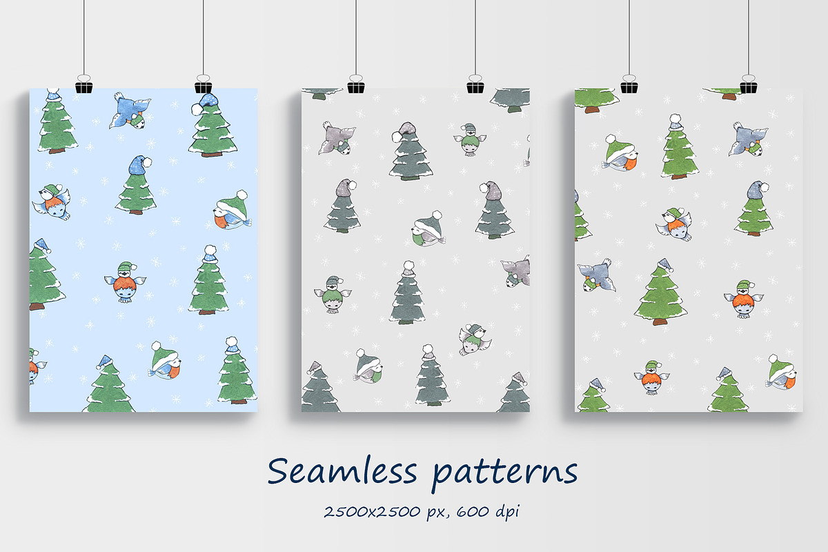 Winter Pattern Collection, a Pattern Graphic by Ann Bright (Photo 3 of 11)