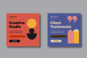 Creative Studio Social Media Post, a Social Media Template by MightyDesign (Thumbnail 2 of 8)