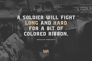 Black Corps - Military Serif Font, a Serif Font by Pixesia Studio (Thumbnail 3 of 15)