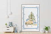 Blue Christmas, a Seasonal Illustration by Vasmila (Thumbnail 6 of 11)