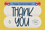 Playglyn, a Handwritten Font by graphicook (Thumbnail 10 of 10)
