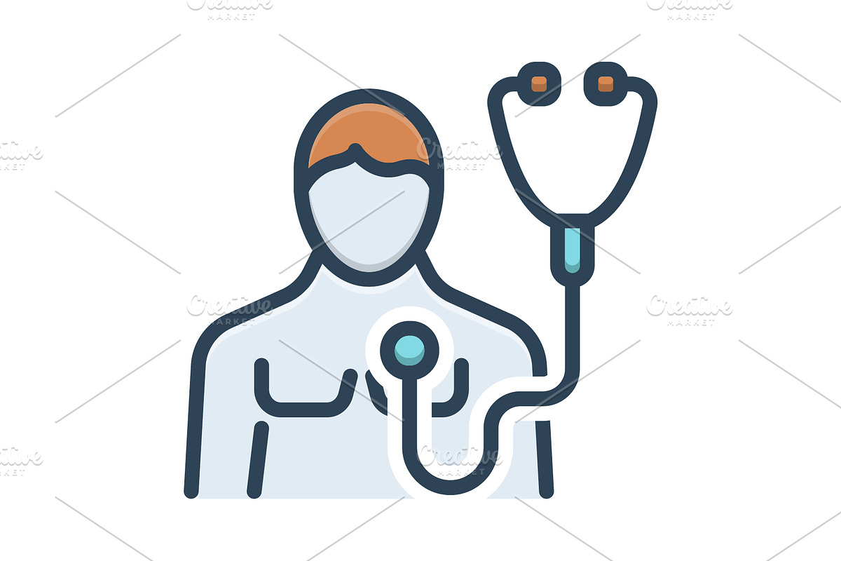 Body check color icon, a Duotone Icon by Creative priyanka