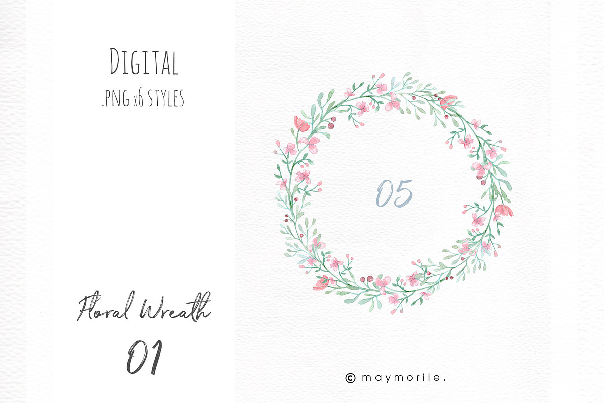 Floral graphic for invitation, an Illustration by May • SHO (Photo 8 of 9)