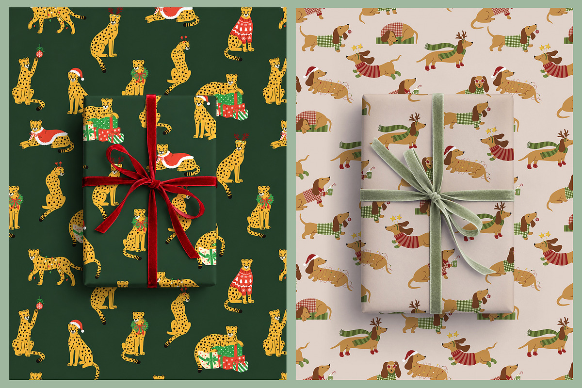 Christmas wrapping paper, a Pattern Graphic by artnLera (Photo 3 of 5)